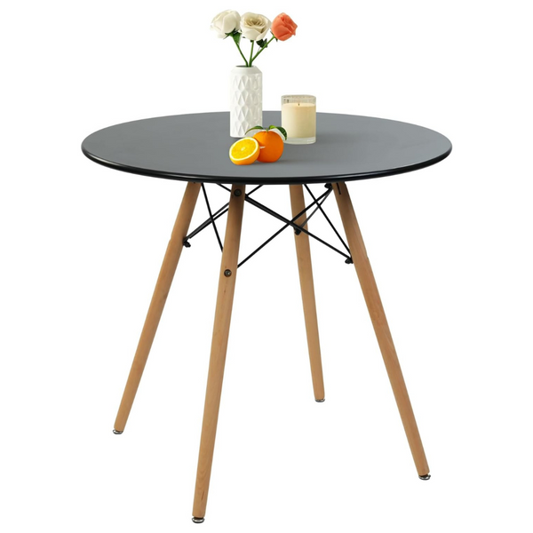 Furniturer 31.5" Modern Round Dining Table