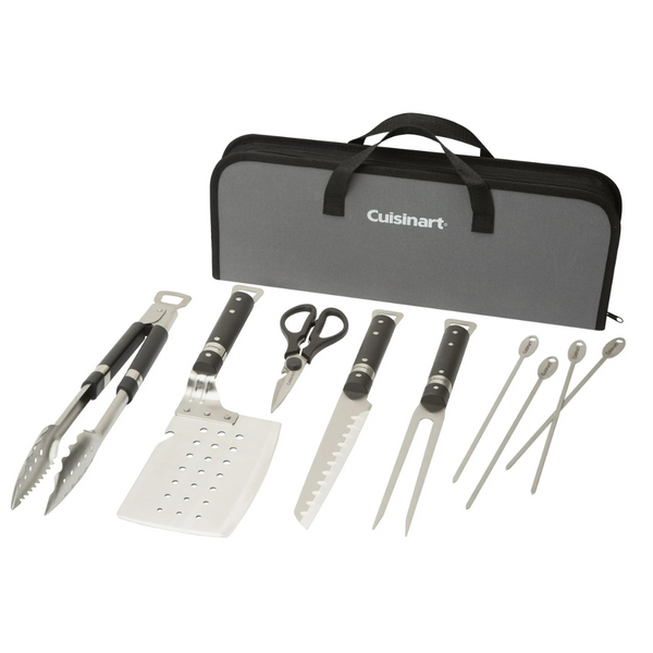 10-Piece Cuisinart Chefs Classic Stainless Steel Grill Set