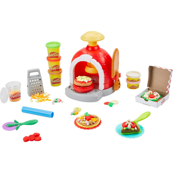 Play-Doh Kitchen Creations Pizza Oven Playset With 6 Cans & 8 Accessories