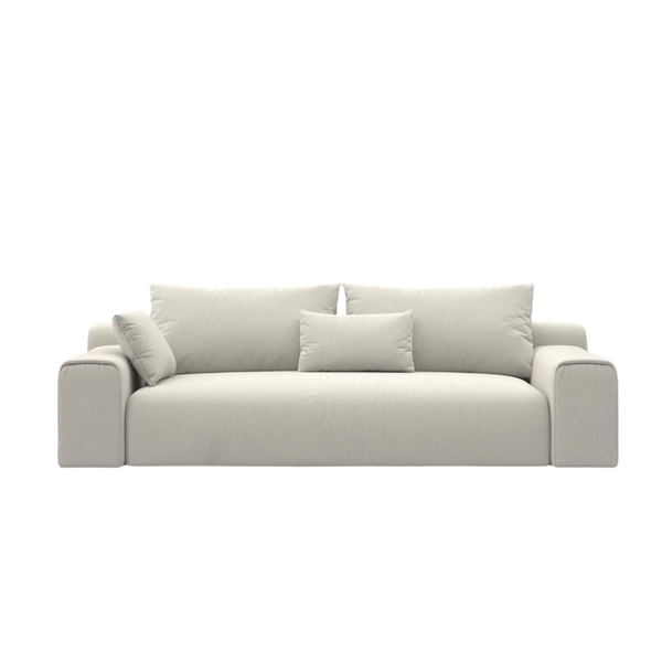 Acanva Modern Minimalist Sofa With Extra Deep Seats (3 Colors)