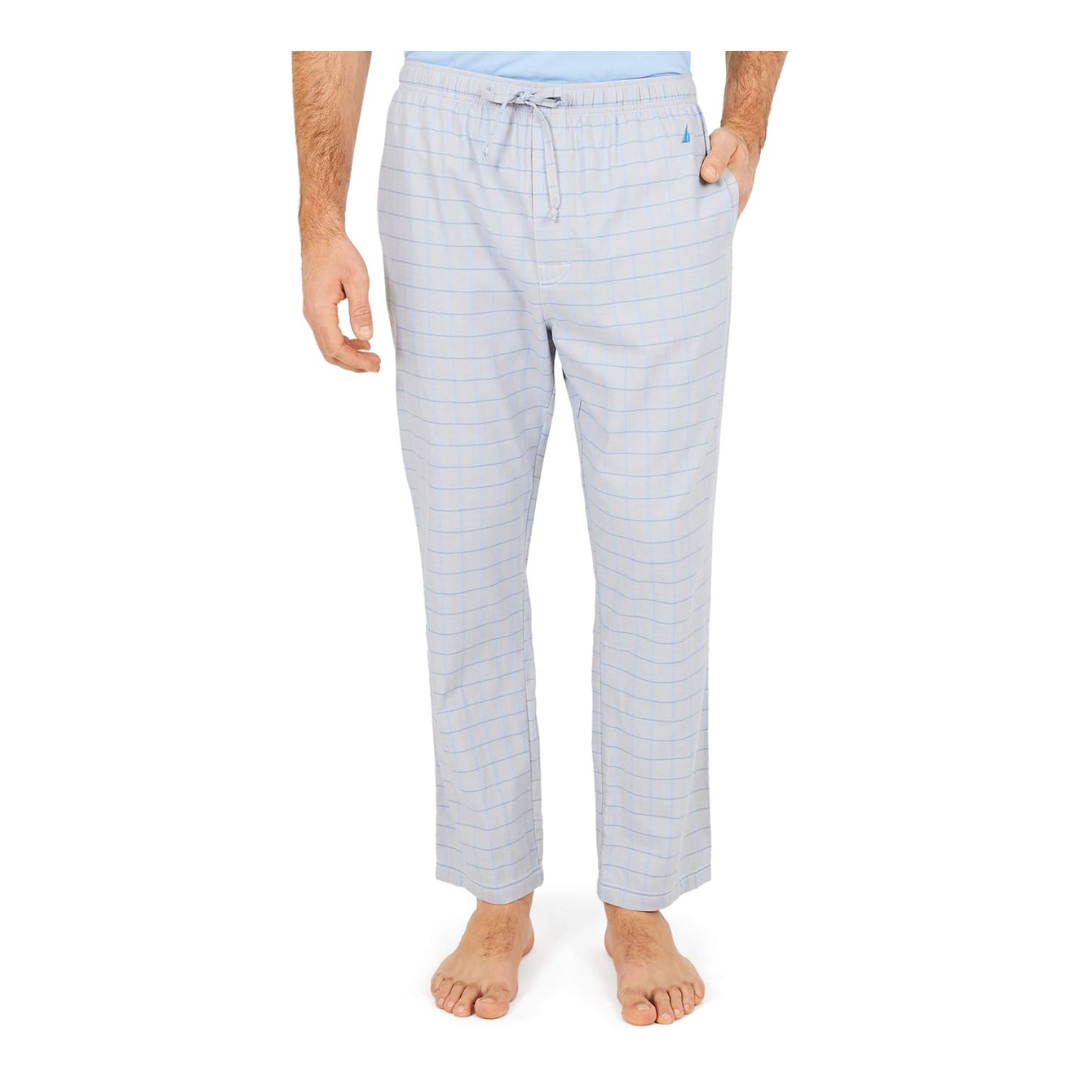 Nautica Men's Soft Woven 100% Cotton Elastic Waistband Sleep Pajama Pant