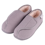 LongBay Women's Slippers Diabetic Shoes (Grey)