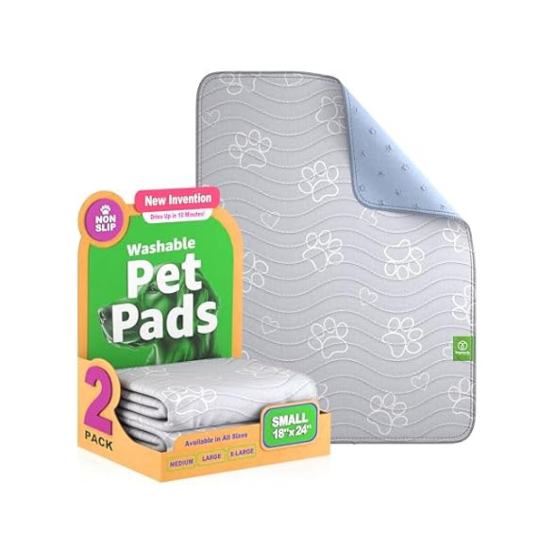 2-Pack IMPROVIA Extra-Absorbent Washable Pee Reusable Puppy (36" x 41")