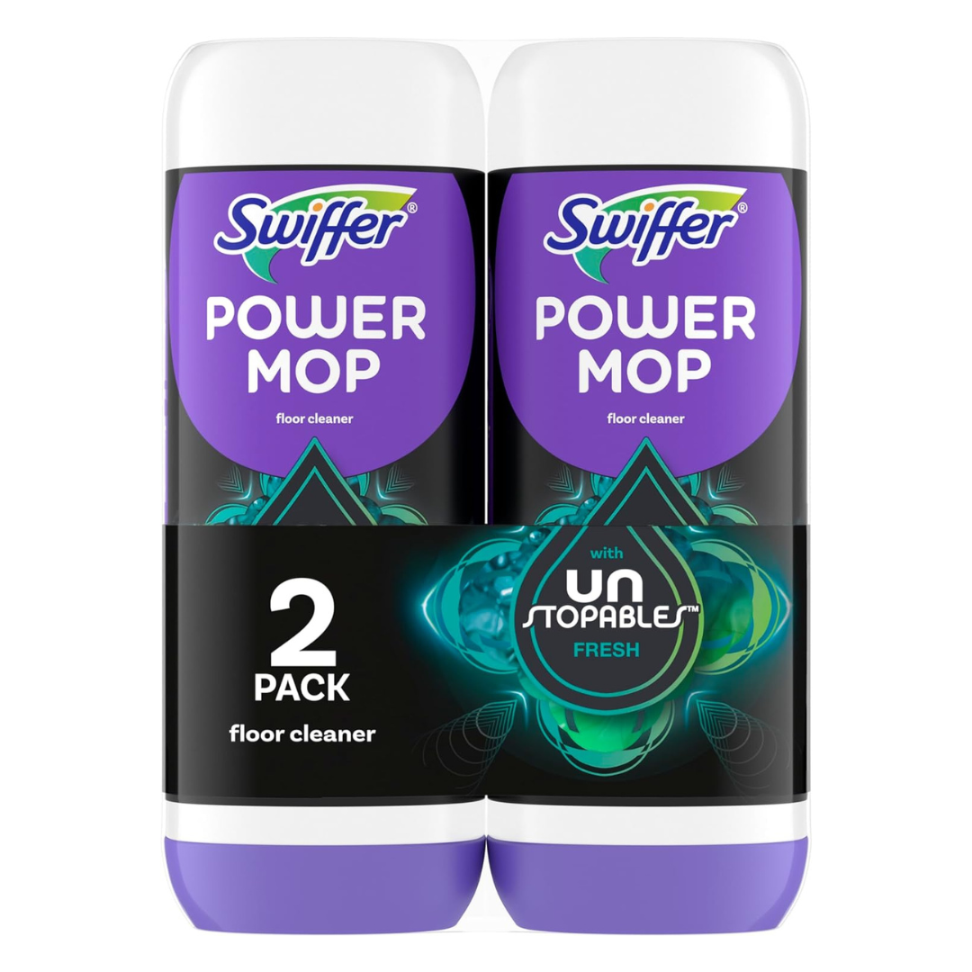 2-Pack Swiffer PowerMop Floor Cleaning Solution (25.3 Fl Oz)