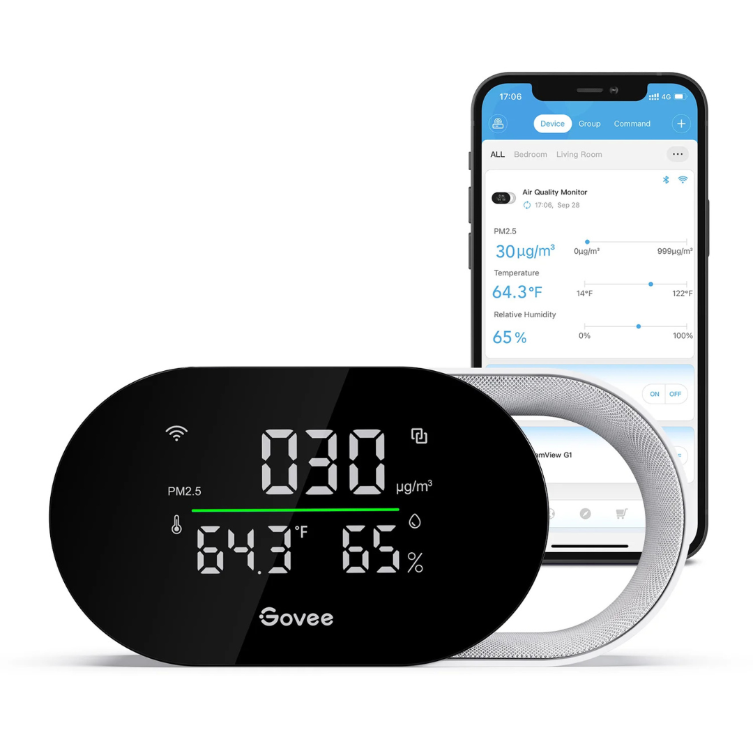 Govee Smart Wireless Indoor Air Quality & Humidity Monitor