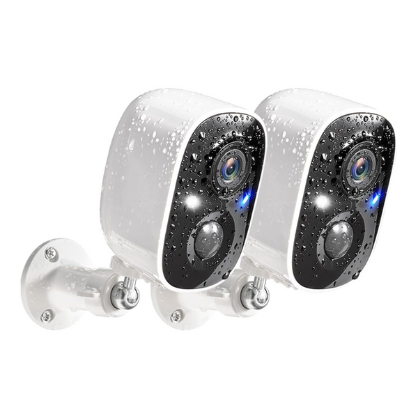 2-Pack GMK Wireless Outdoor 1080P Security Cameras