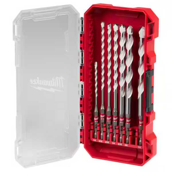 Milwaukee SHOCKWAVE Carbide Multi-Material Drill Bit Set (7-Piece)