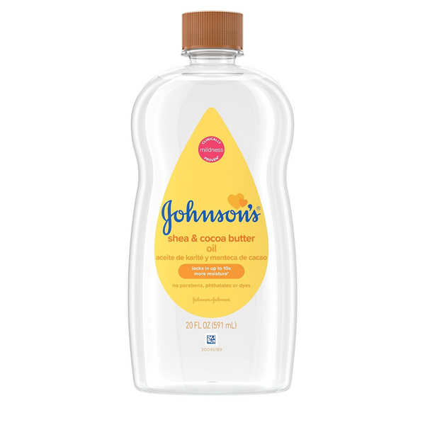 Johnson's Baby Body Moisturizing Oil With Shea & Cocoa Butter (20 Oz)