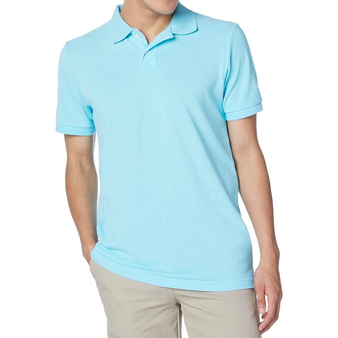 Aeropostale Men's Polo (Crisp Blue)