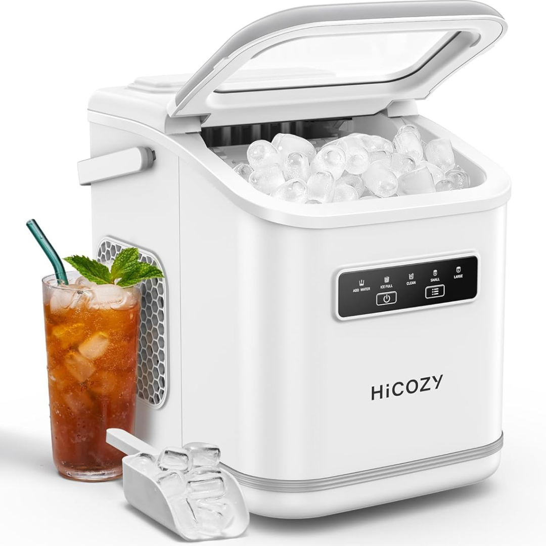 Hicozy Countertop Self-Cleaning Ice Maker with Handle