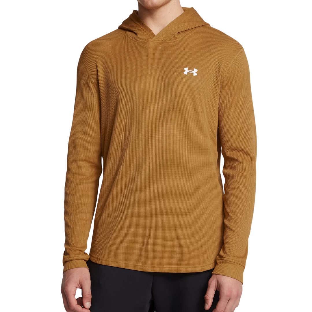 Under Armour Men's UA Waffle Hoodie (Academy/White)