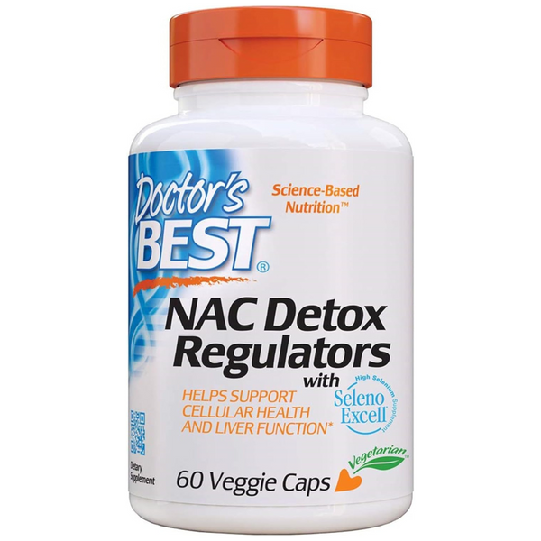 60-Count Doctor's Best Gluten & Soy Free NAC Detox Regulators