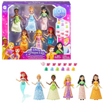 Mattel 6 Posable Disney Princess Toys Inspired by Disney Movies For Kids