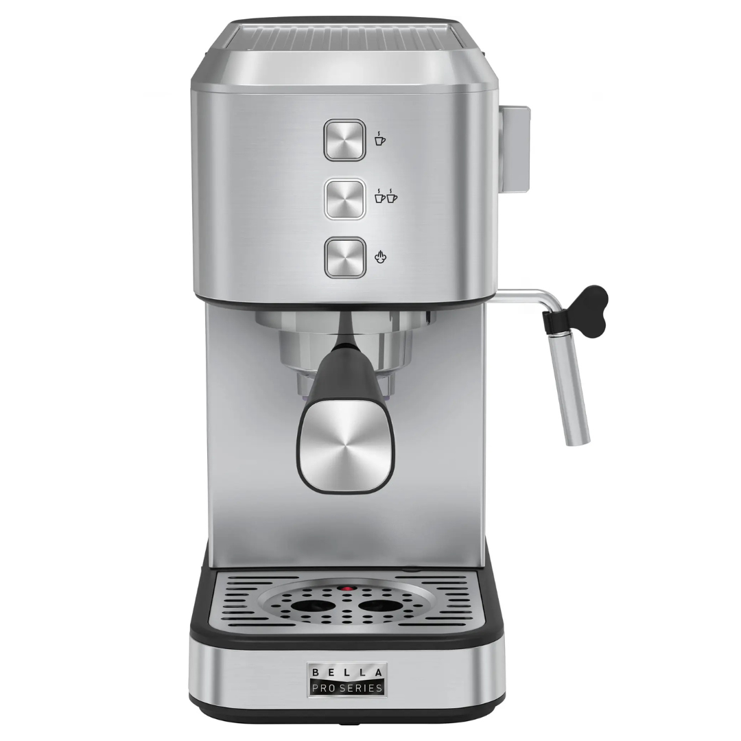 Bella Pro Series Espresso Machine w/ 20 Bars of Pressure (Stainless Steel)