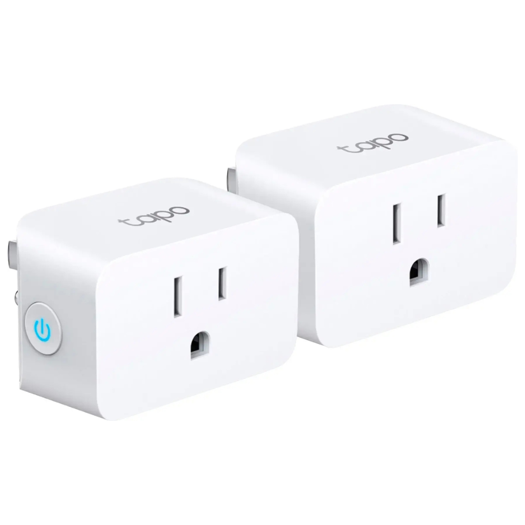 2-Pack TP-Link Tapo Smart Wi-Fi Plug Mini with Matter