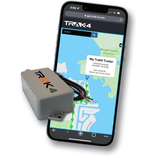 Trak-4 12V GPS Tracker With Wiring Harness