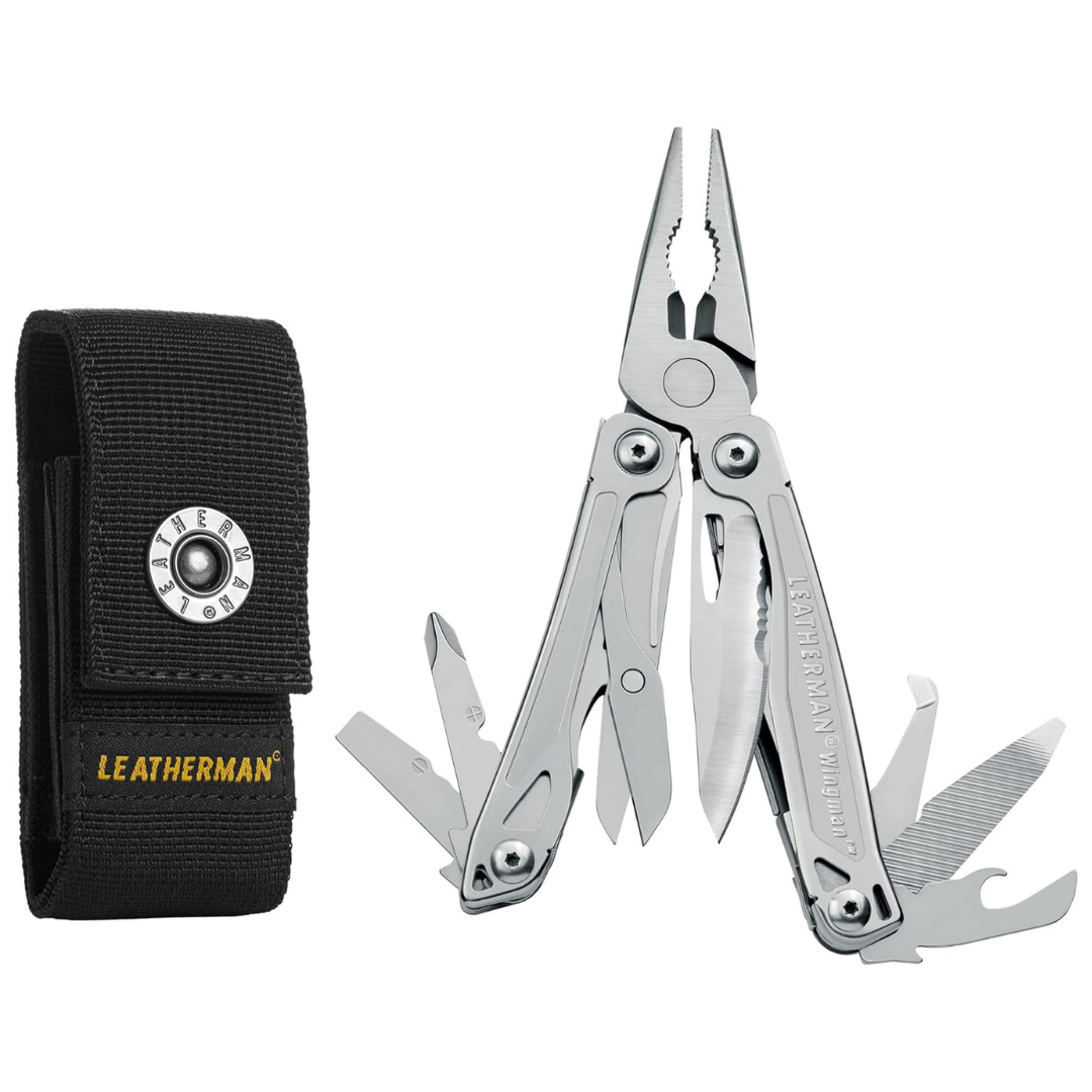 LEATHERMAN Wingman Multitool With Spring-Action Pliers and Scissors