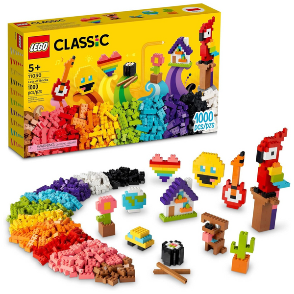 LEGO Classic Lots Of Bricks Construction Toy Set 11030 (1,000 Pcs)