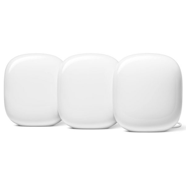 Google Nest WiFi Pro – 6E – Reliable Home Wi-Fi System With Fast Speed And Whole Home Coverage (3 Pack)