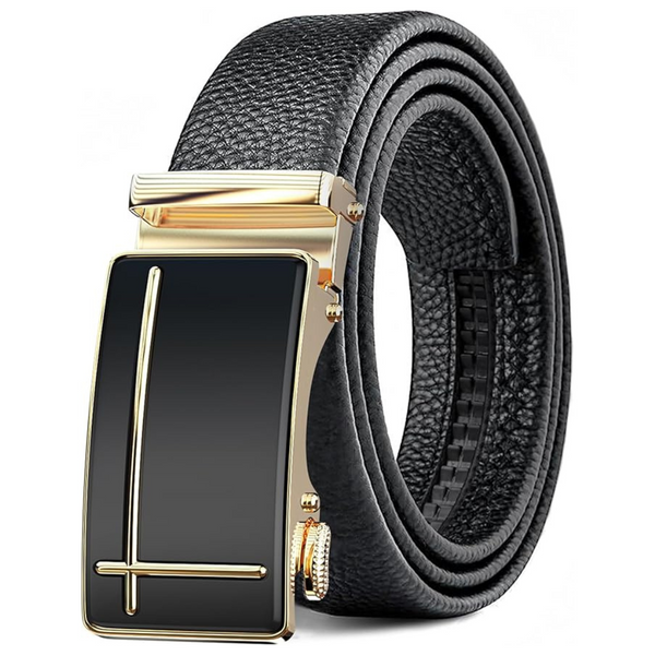 BuzToz Leather Casual Ratchet Dress Belts With Sliding