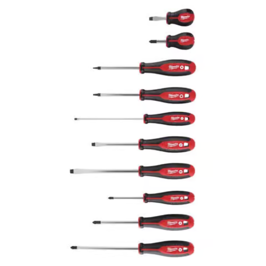 Milwaukee 10-Piece Screwdriver Kit