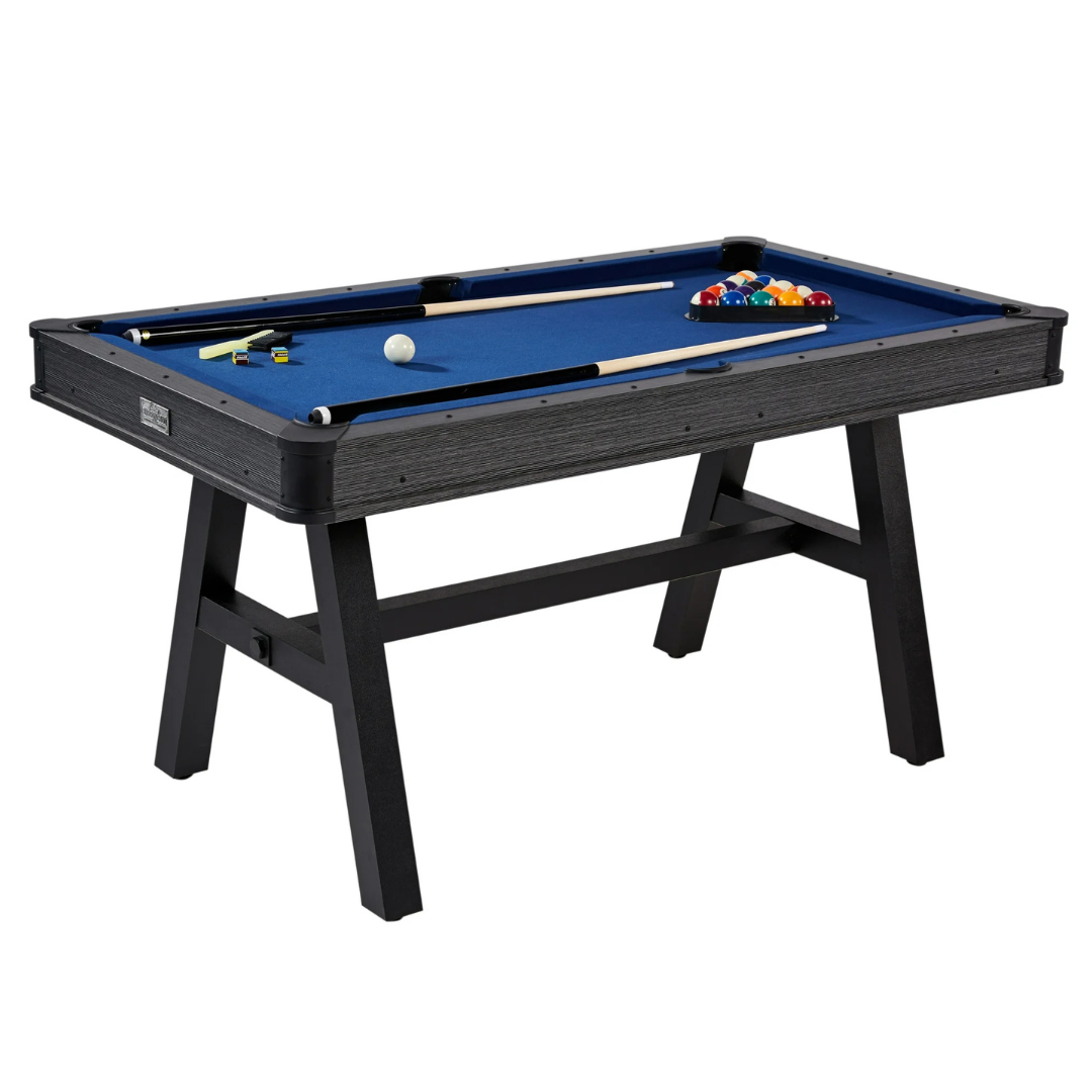 5-Feet Barrington Harrison Pool & Billiard Table (Black/Blue)