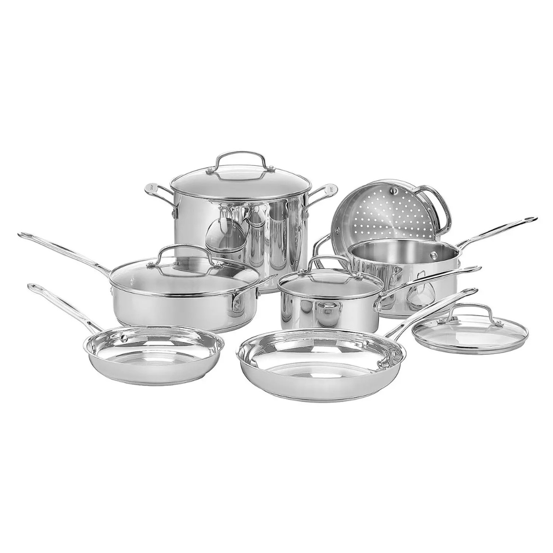 11-Piece Cuisinart 77-11G Chefs Classic Cookware Set + $36 Kohls Rewards