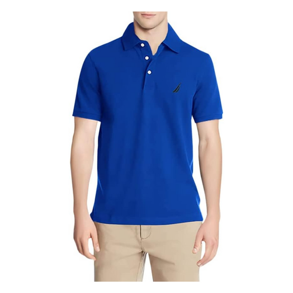 Nautica Men's Short Sleeve Cotton Pique Polo Shirt (Various Size)