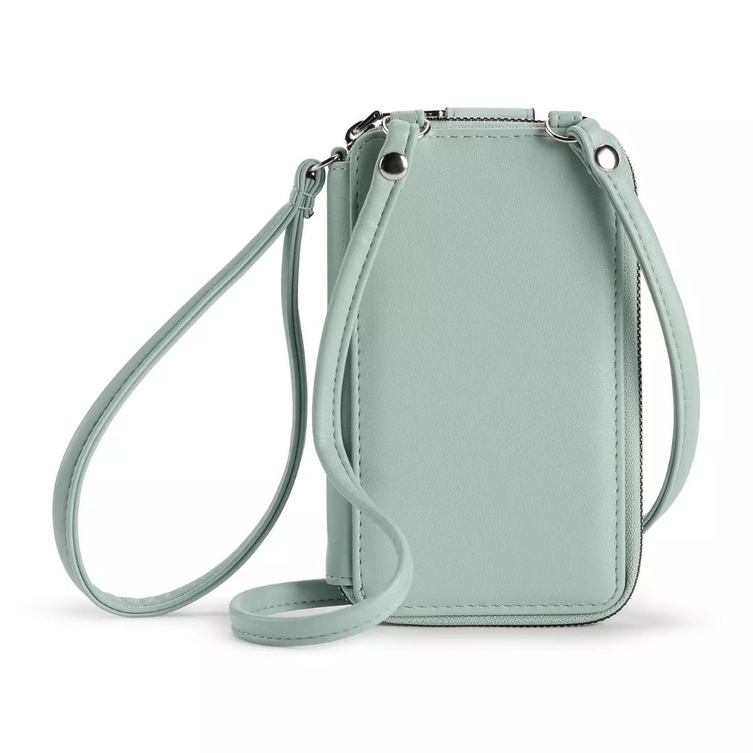 Jacqui Womens RFID-Blocking Wallet On A String