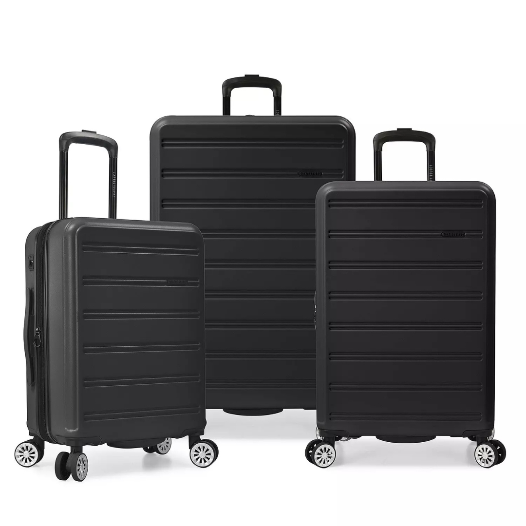 Travel Select Snowcreek 3-Piece Hardside Spinner Luggage Set + $54 Kohls Rewards