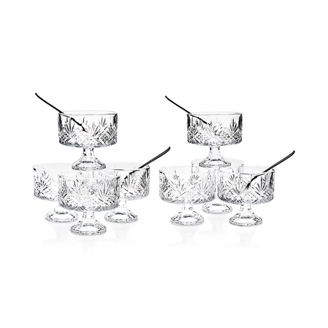 16-Piece Godinger Glass Dublin Tasters Trifle Set