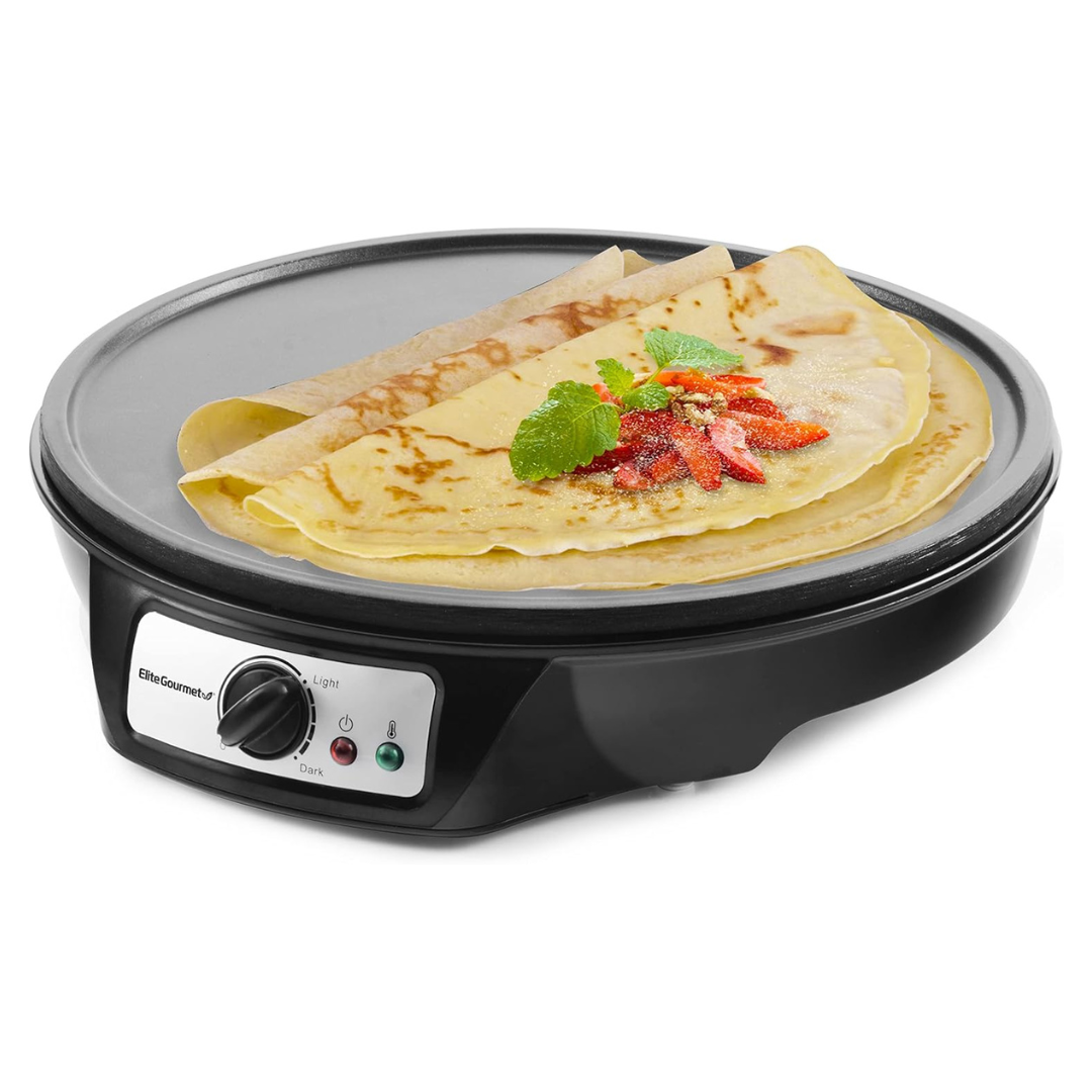 12" Elite Gourmet ECP-126 Electric Crepe Maker