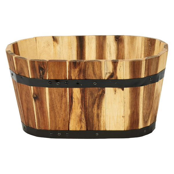 Worth Imports 18" Oval Wood Planter