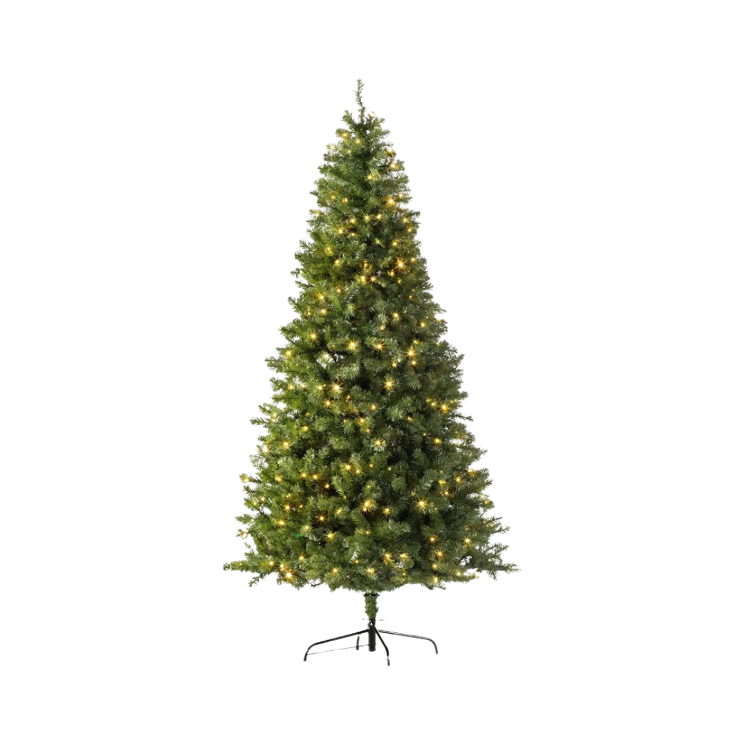 Wondershop 7.5 Foot Pre-lit Alberta Spruce Artificial Christmas Tree