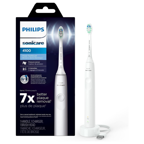 Philips Sonicare 4100 Electric Toothbrush W/ Pressure Sensor