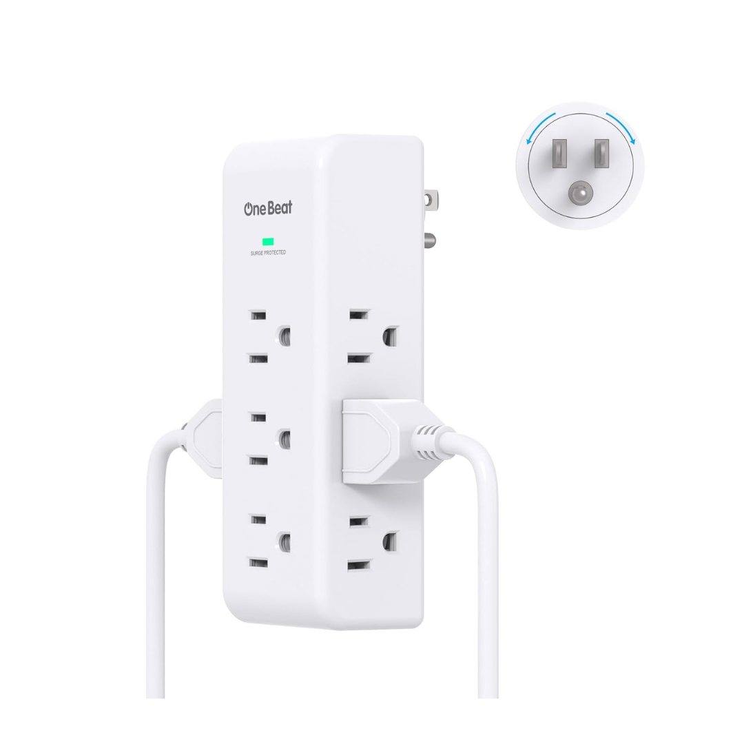 One Beat 9 AC 3-Sided Multi Plug Wall Outlet Extender