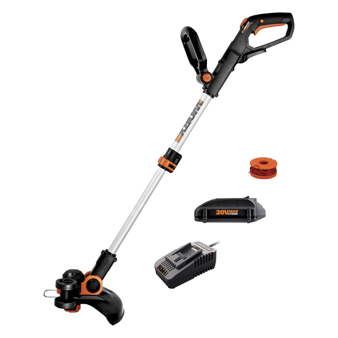 WORX PowerShare 20V Cordless String Trimmer & Edger With Battery & Charger