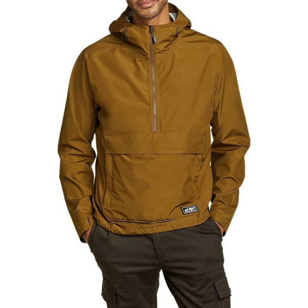 Eddie Bauer Men's RainPac Anorak (Antique Bronze)