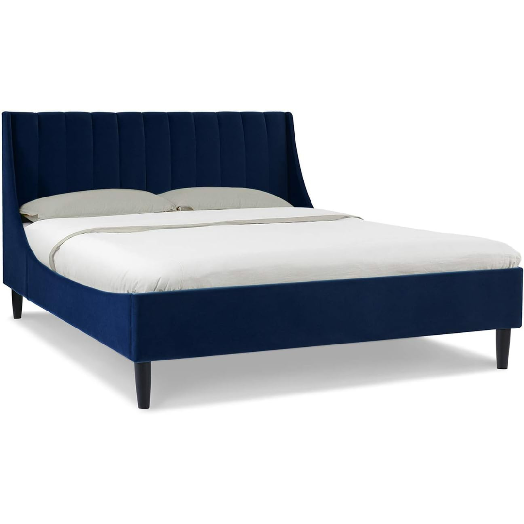 Jennifer Taylor Home Queen Modern Headboard Platform Bed Set