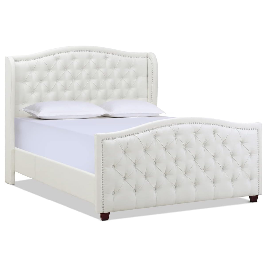 Jennifer Taylor Home Marcella Collection Wingback Upholstered Bed