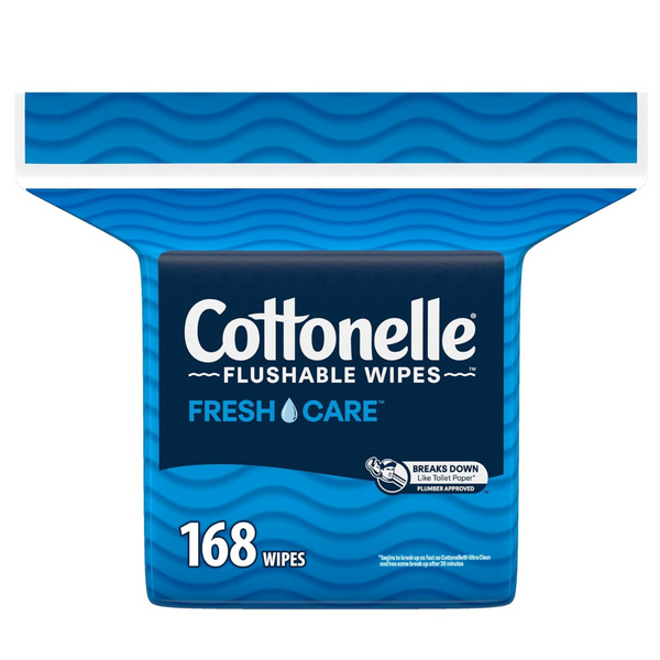 168-Count Cottonelle Fresh Care Flushable Wet Wipes