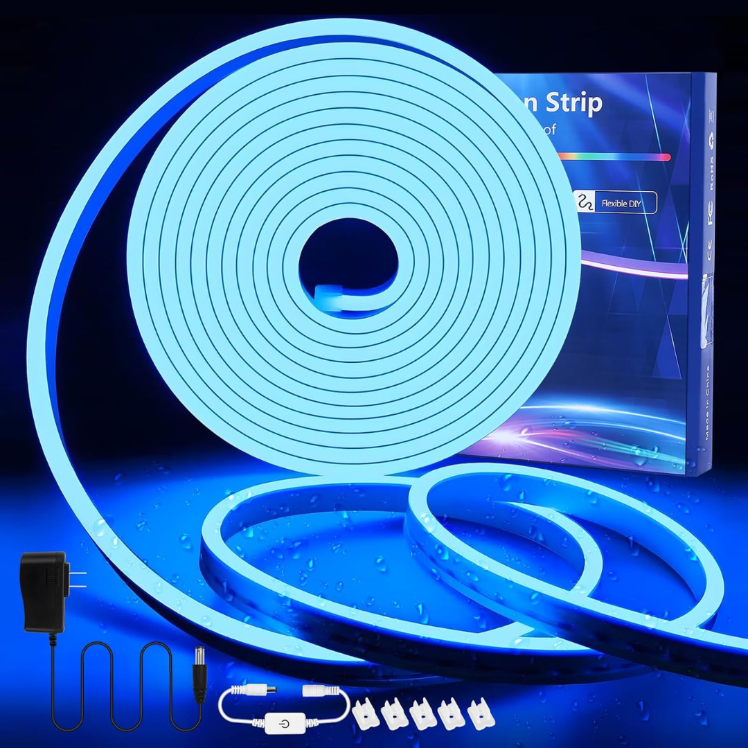 16.4ft LED 12V Silicone Waterproof Flexible Neon Rope Light (Various)