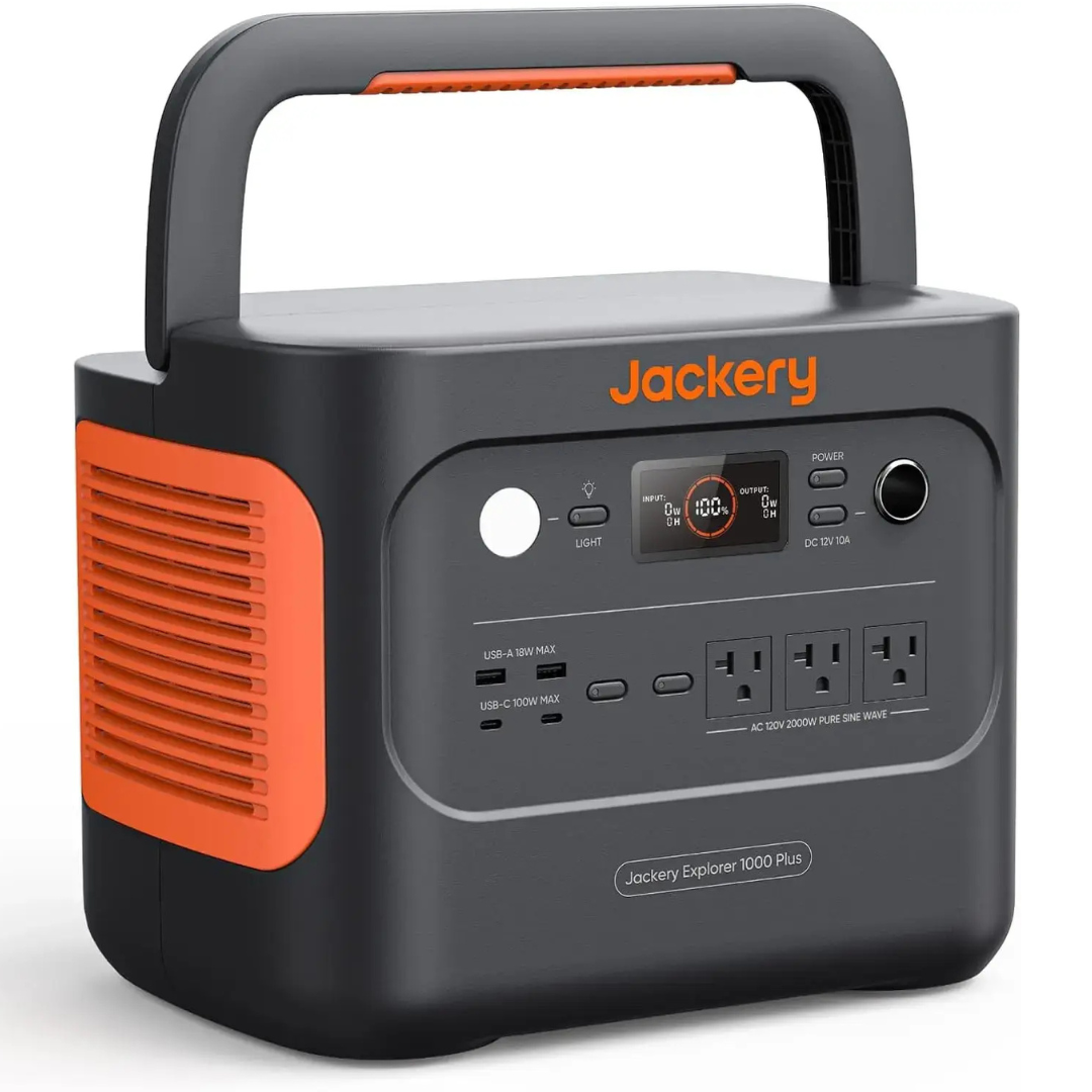 Jackery Explorer 1000 Plus Portable 1264Wh Solar Generator