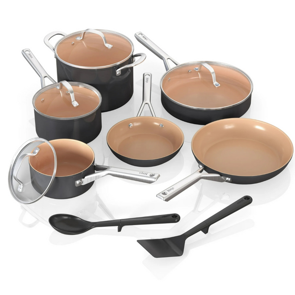 12-Piece Ninja Extended Life Essential Ceramic Cookware Set