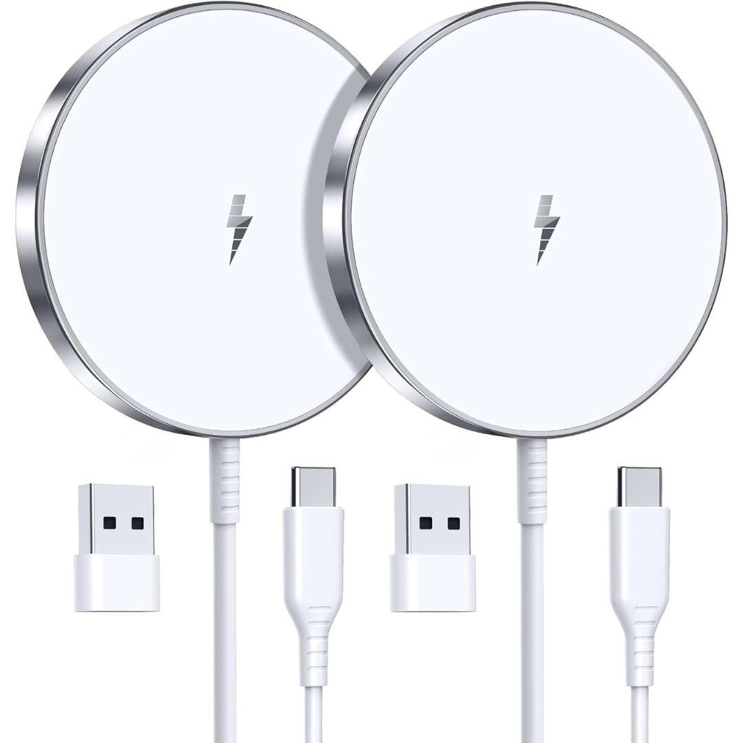 2-Pack OANDYS 15W Fast Mag Safe Magnetic Wireless Charger