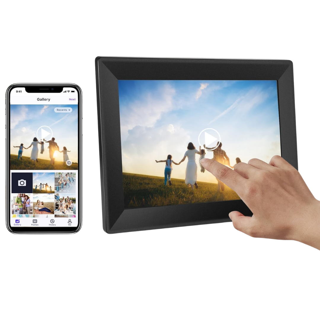 10.1" Slideshow Digital Picture Frame with WiFi Touch Screen