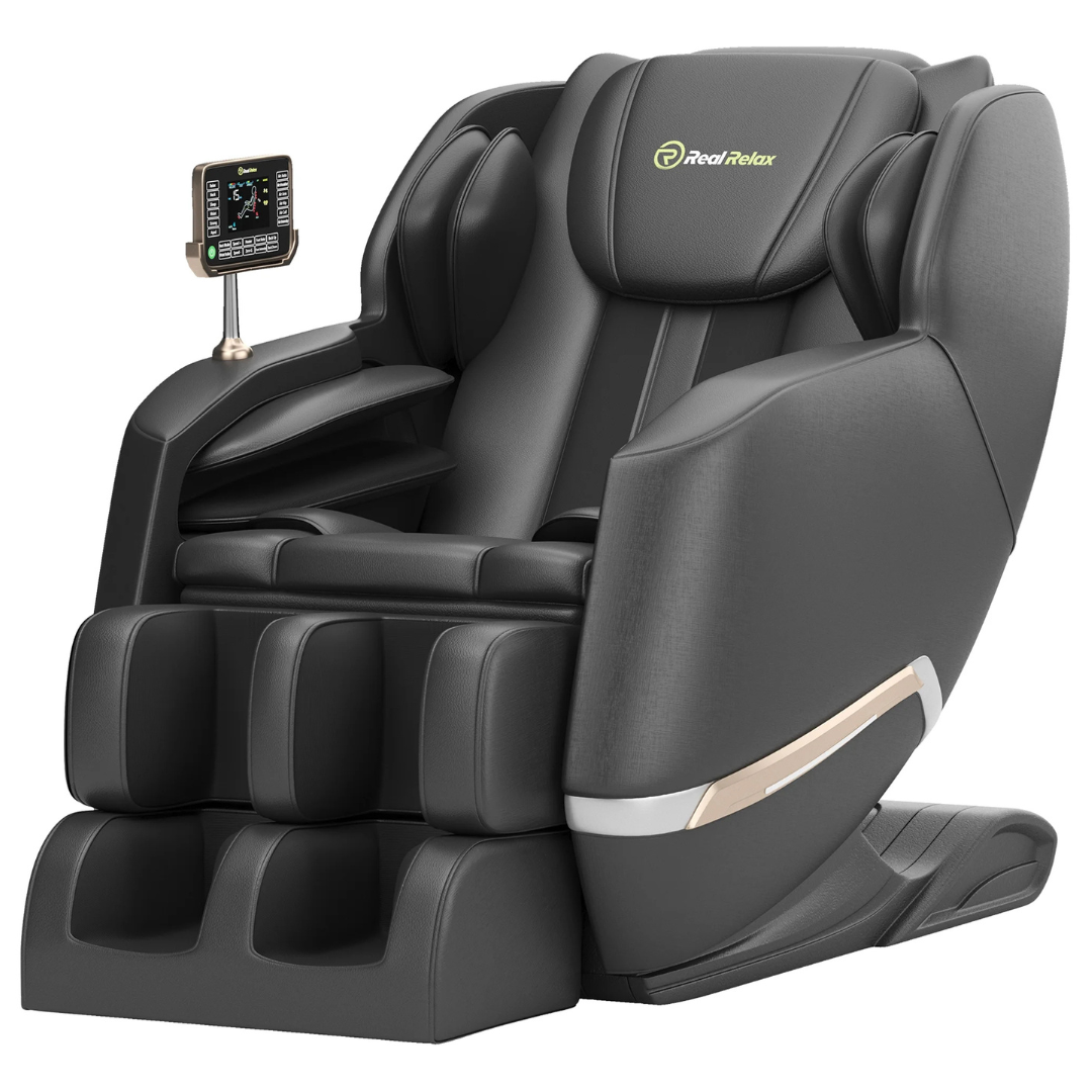 Real Relax Full Body Zero Gravity Shiatsu Recliner Electric Massage Chair