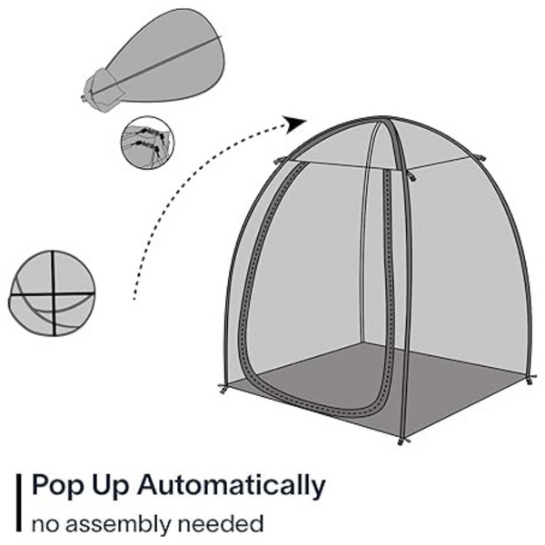 TopGold Pod All 4 Person Clear Shelter Chair Bubble Sports Tent