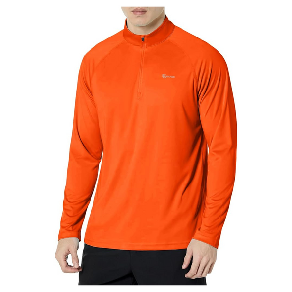 Men's Long Sleeve UPF 50+ Rash Guard Swim Shirt