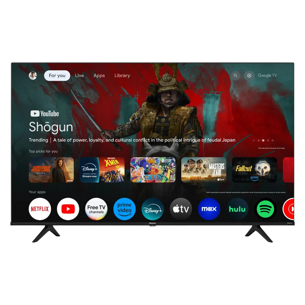 Hisense QD7 Series 65" 4K Ultra HDR Smart QLED Google TV